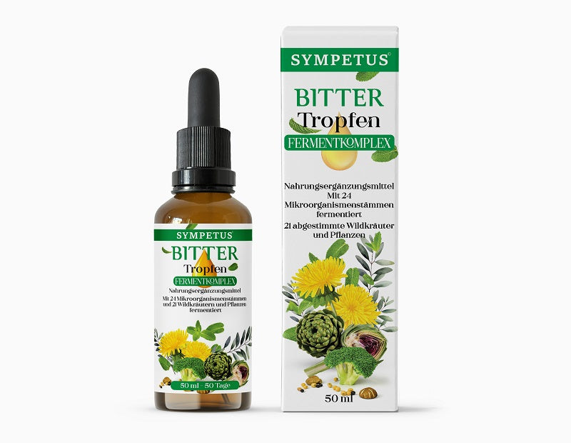 SYMPETUS BITTER DROPS COMPLEXE FERMENTAIRE bio - Flacon en verre de 50 ml avec pipette